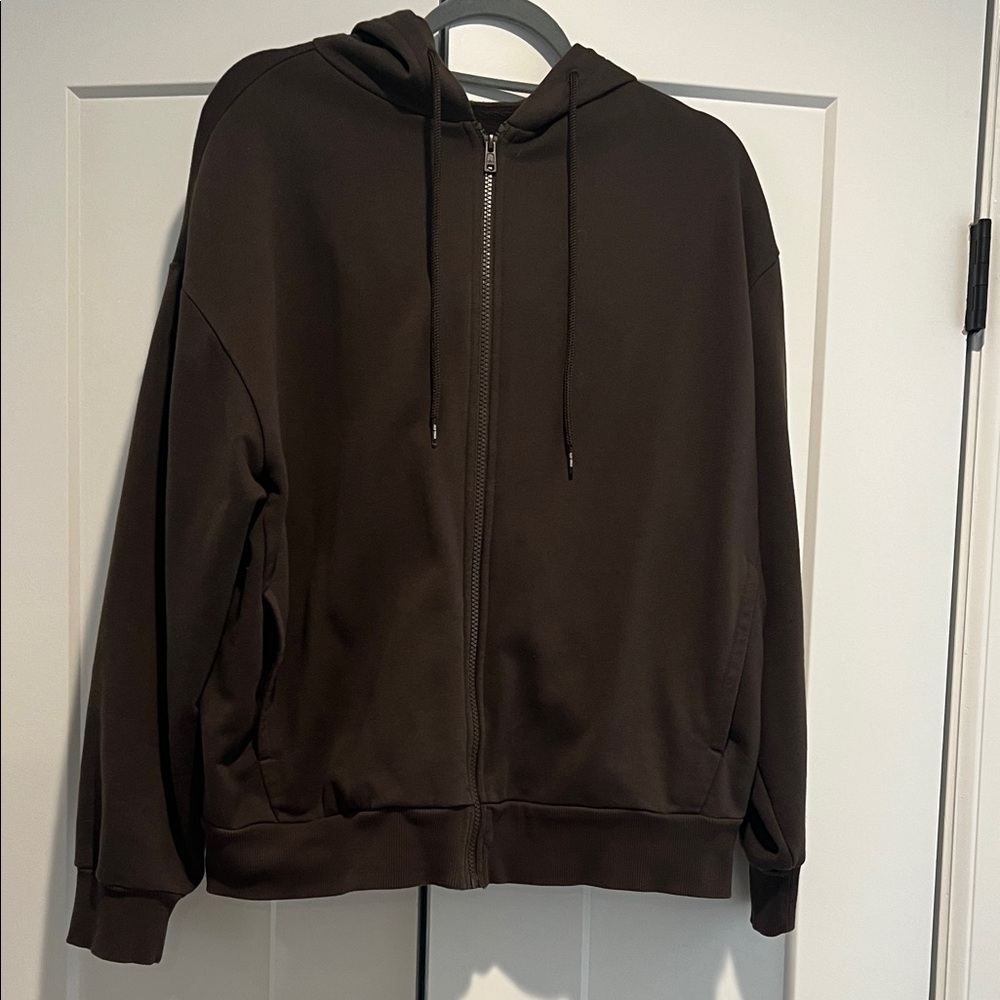 ALO Yoga Brown Hoodie Jacket